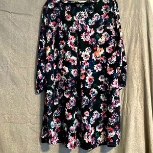 3x jr. Plus Decree short flow dress